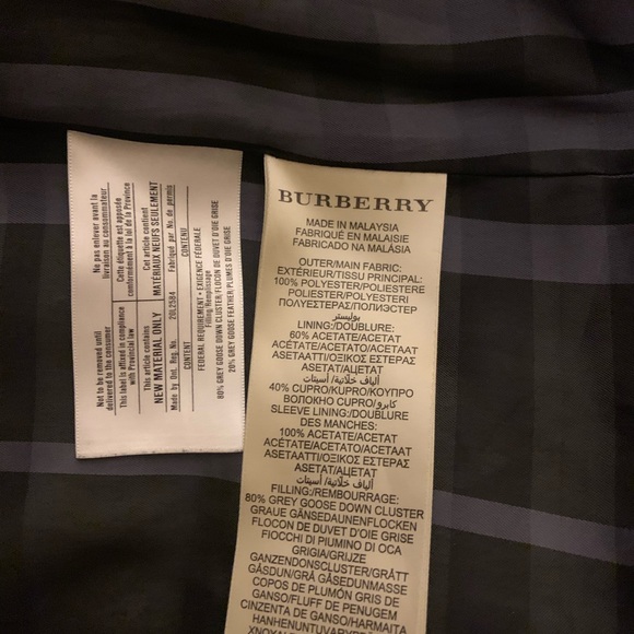 Burberry Black Belted Quilted Puffer Coat with Fur-Trim Hood - Picture 6 of 6